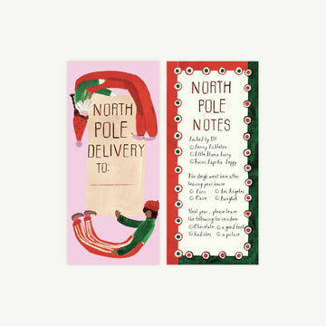 North Pole Delivery Oversized Gift Tag