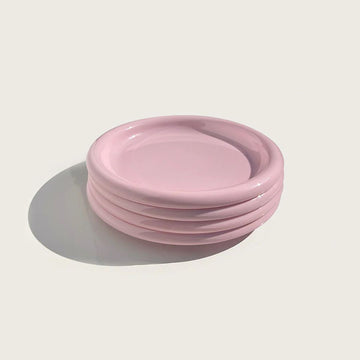 Rolli Side Plate in Pink - Set of 4