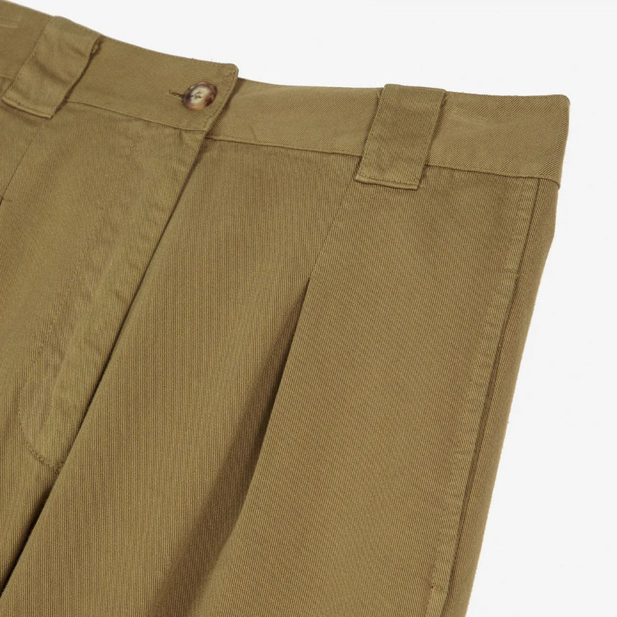 Womens Pleated Wide Leg Pants - Parkette.