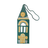 Winter Steeple Screen-Printed Board Decoration