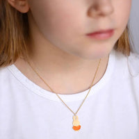 Titlee x Miffy Orange Rabbit Necklace