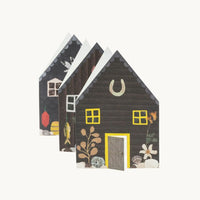 Fisherman's Huts Concertina Greeting Card