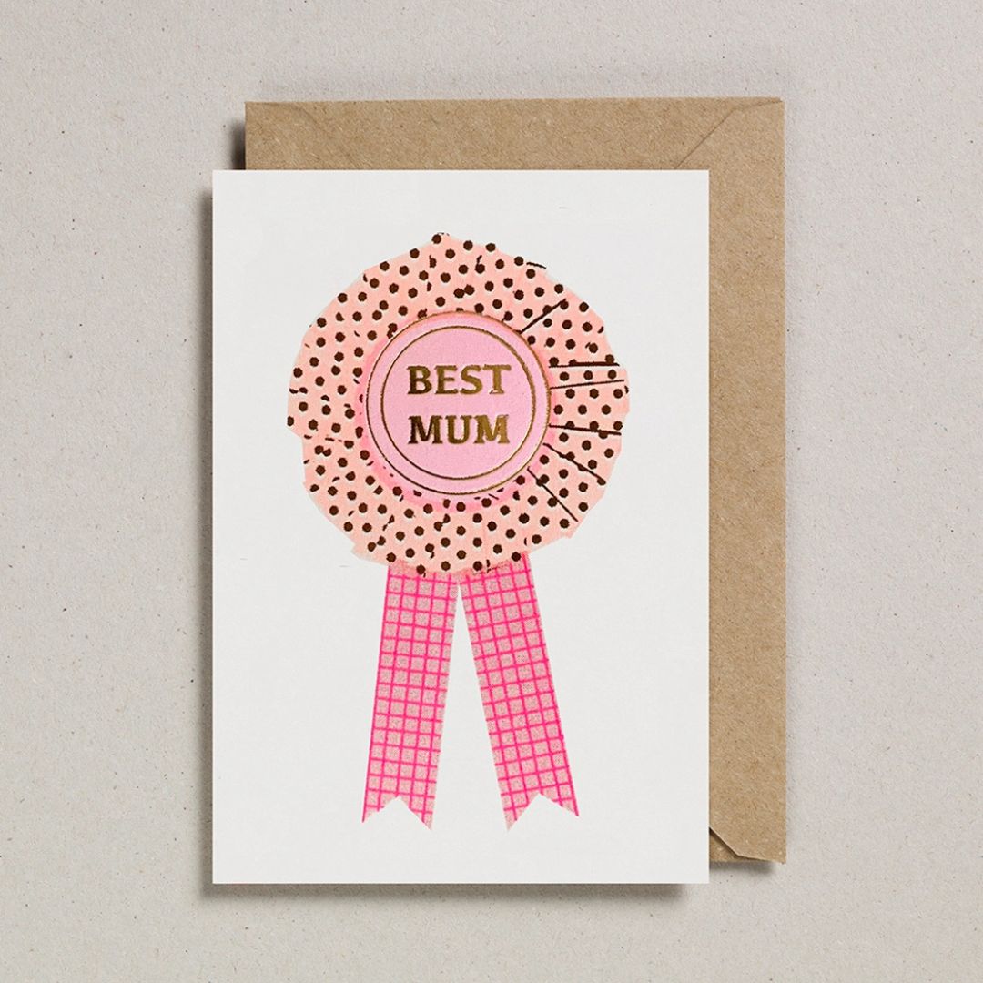 Rosette Riso Greeting Card - Parkette.