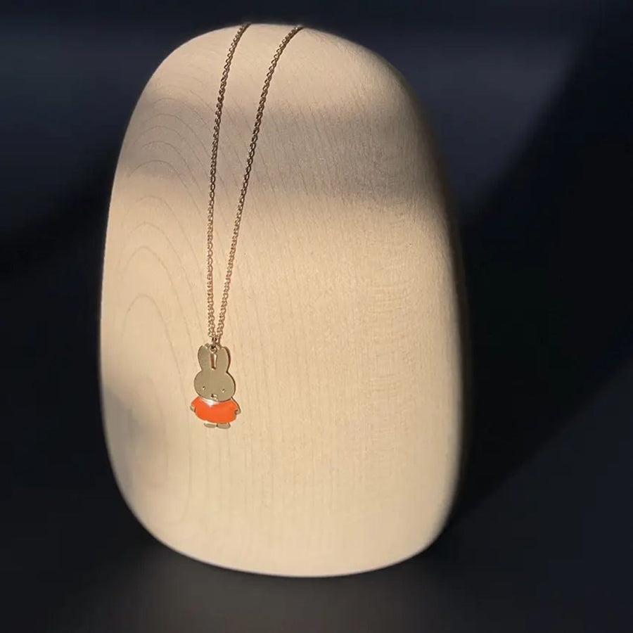 Titlee x Miffy Orange Rabbit Necklace