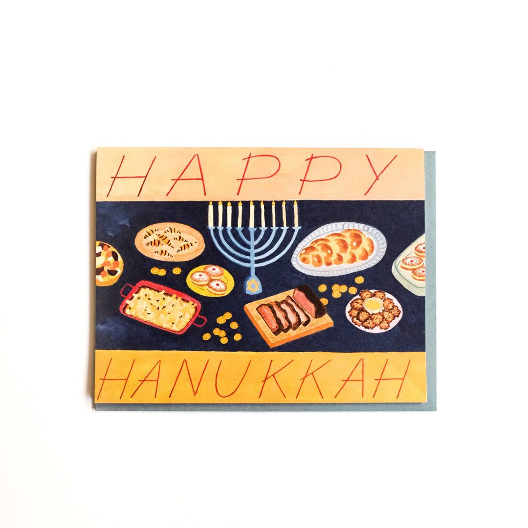 Hanukkah Feast Card