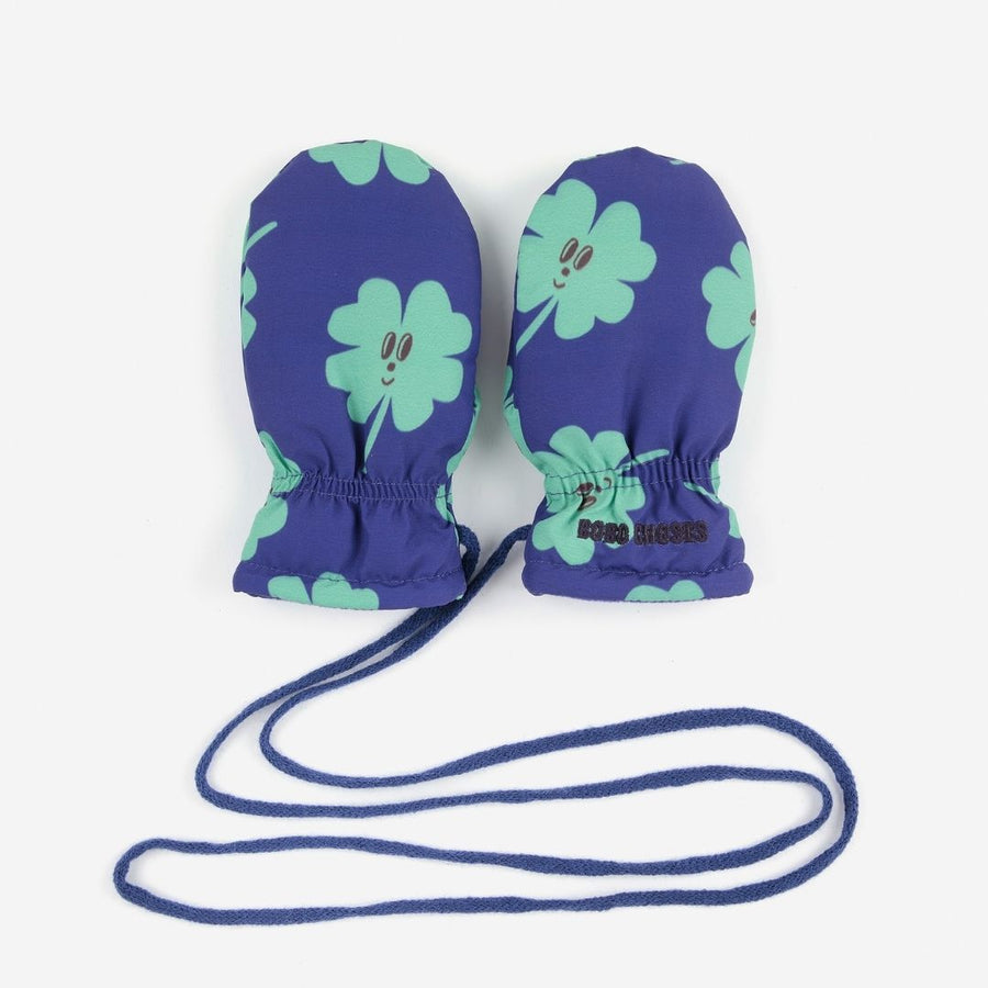 Baby Lucky Clover All Over Padded Mittens - Parkette.