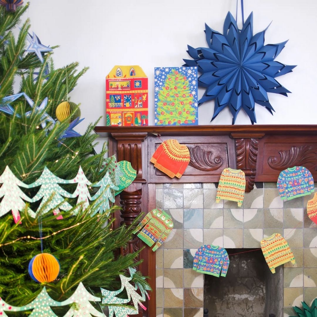 Christmas Jumper Sewn Garland - Parkette.