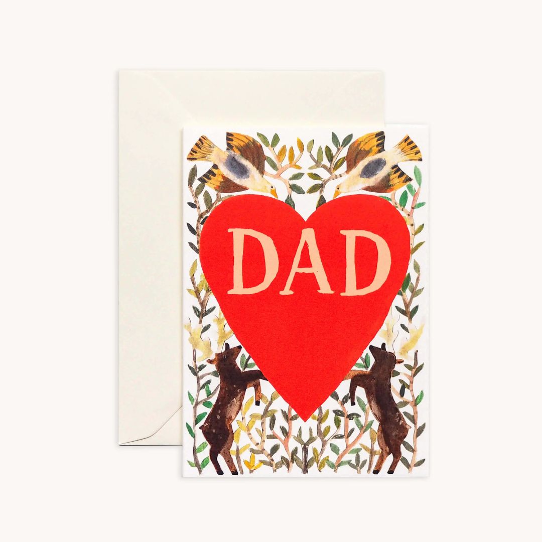 Dad Heart Greeting Card
