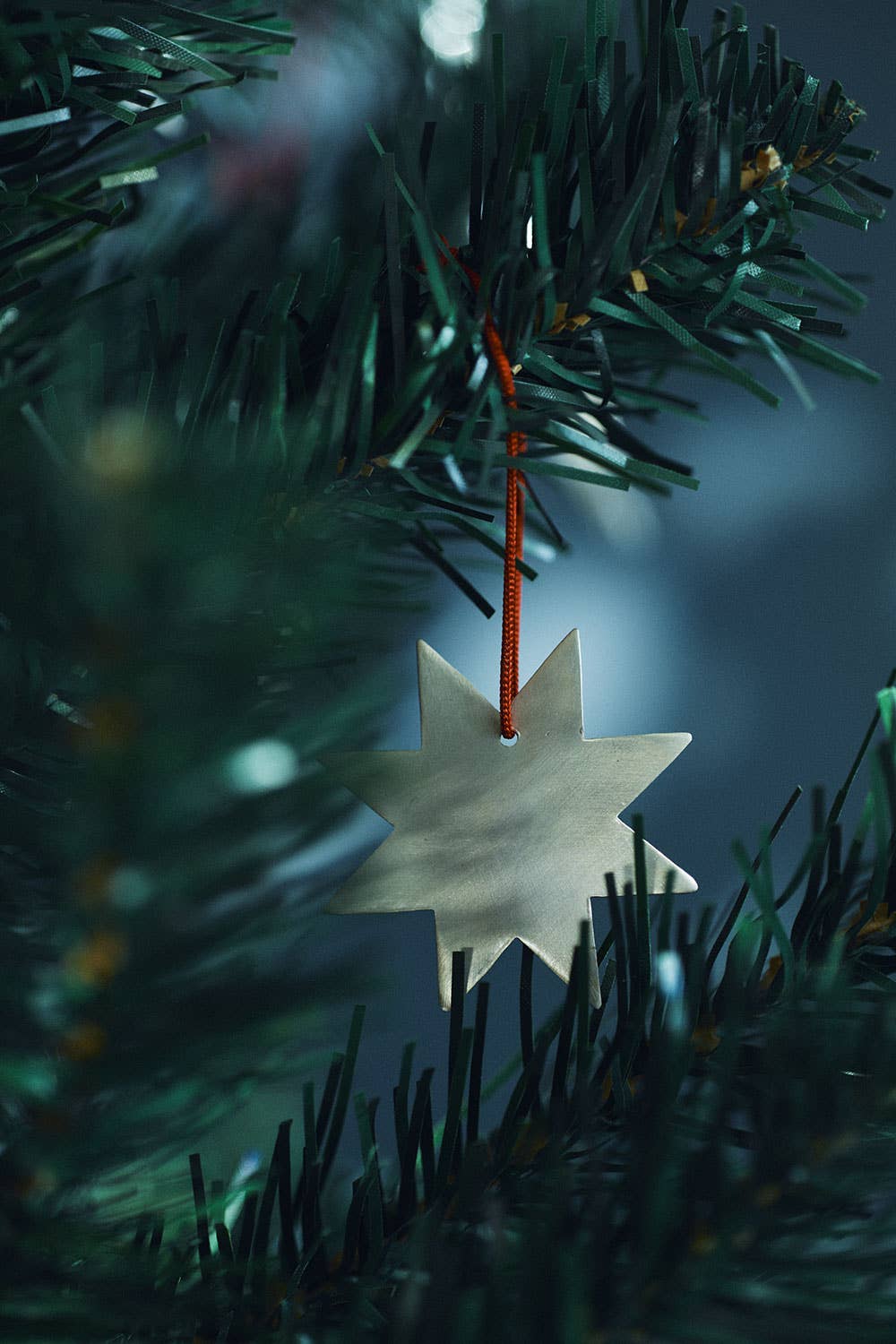 Silver Plated Snow Flake Ornament (A) - Parkette.