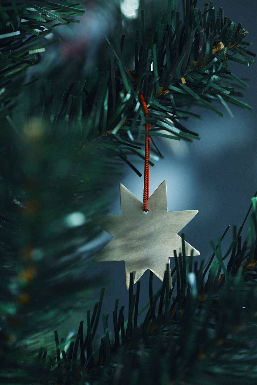Silver Plated Snow Flake Ornament (A) - Parkette.
