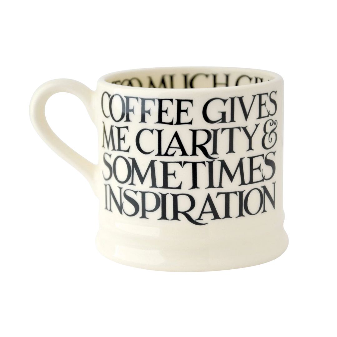 Black Toast All Over Small Mug