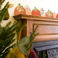 Christmas Puddings Concertina Garland