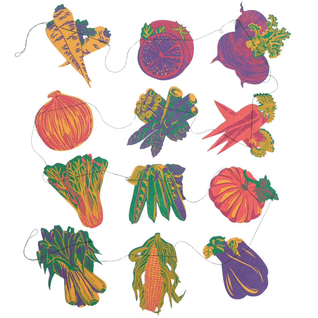 Vegetable Sewn Garland - Parkette.