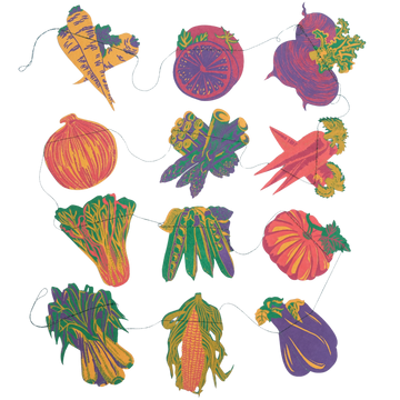 Vegetable Sewn Garland - Parkette.