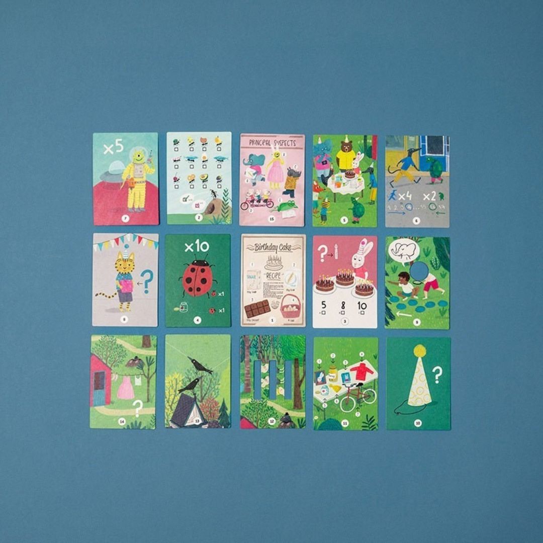 The Mysterious Case of the Birthday Cake Puzzle and Detective Game