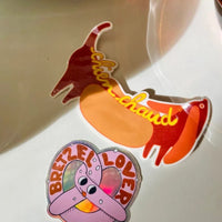 Chien Chaud Sticker