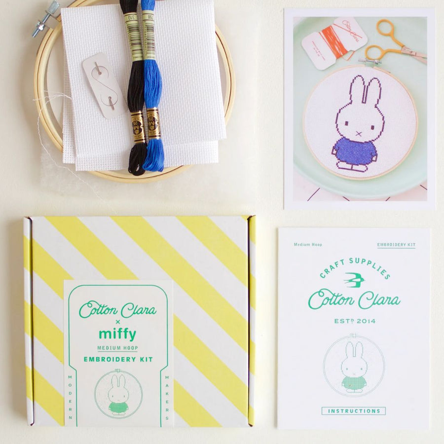 Miffy Blue Cross Stitch Kit