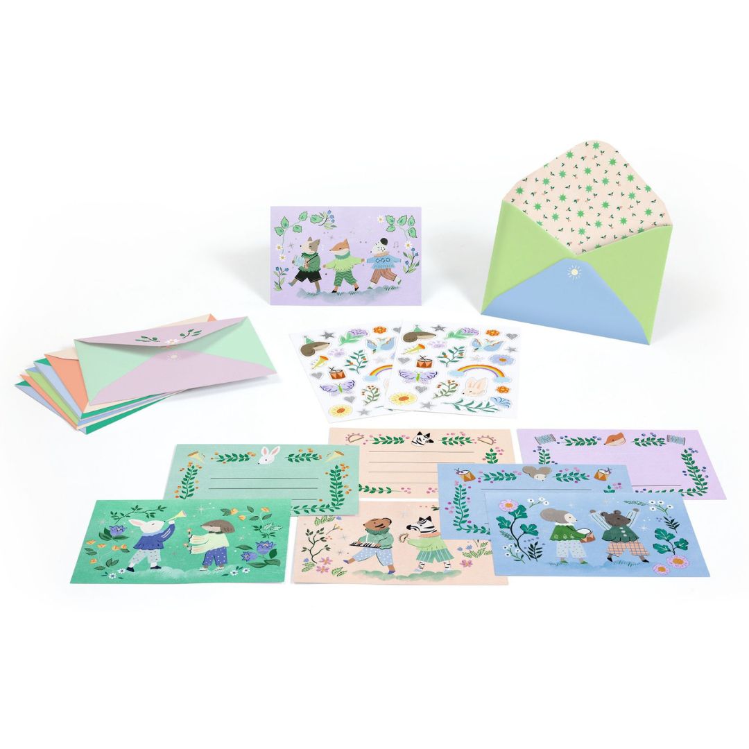 Letter Box Invitation Set – Animal Fanfare - Parkette.