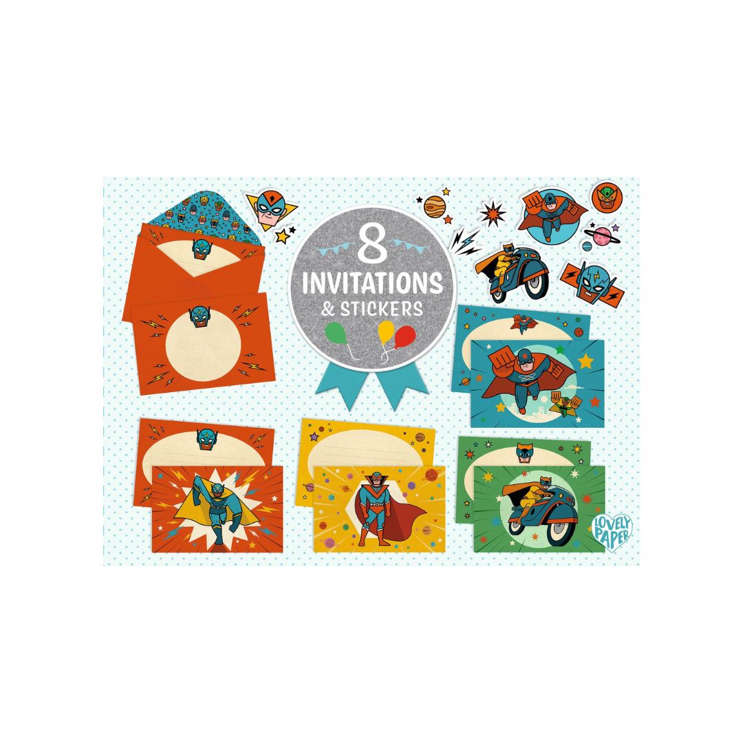 Letter Box Invitation Set – Pow! Bang! - Parkette.