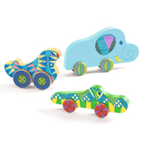 Puzz & Roll Bariolo Wooden Puzzle - Parkette.
