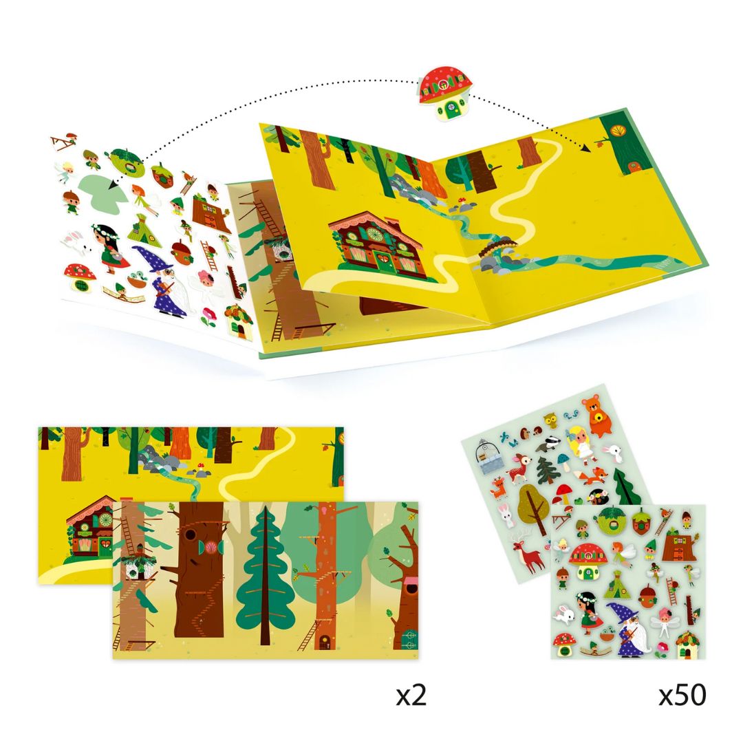 Sticker Story - The Magical Forest - Parkette.