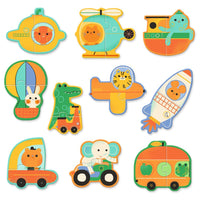 Vehicles Puzzle Duo - Parkette.