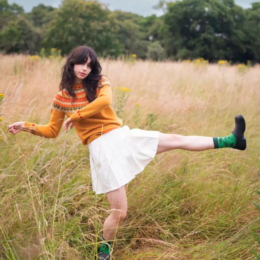 Sprig Green Socks - Parkette.