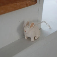 Paper Mache Rabbit Ornament