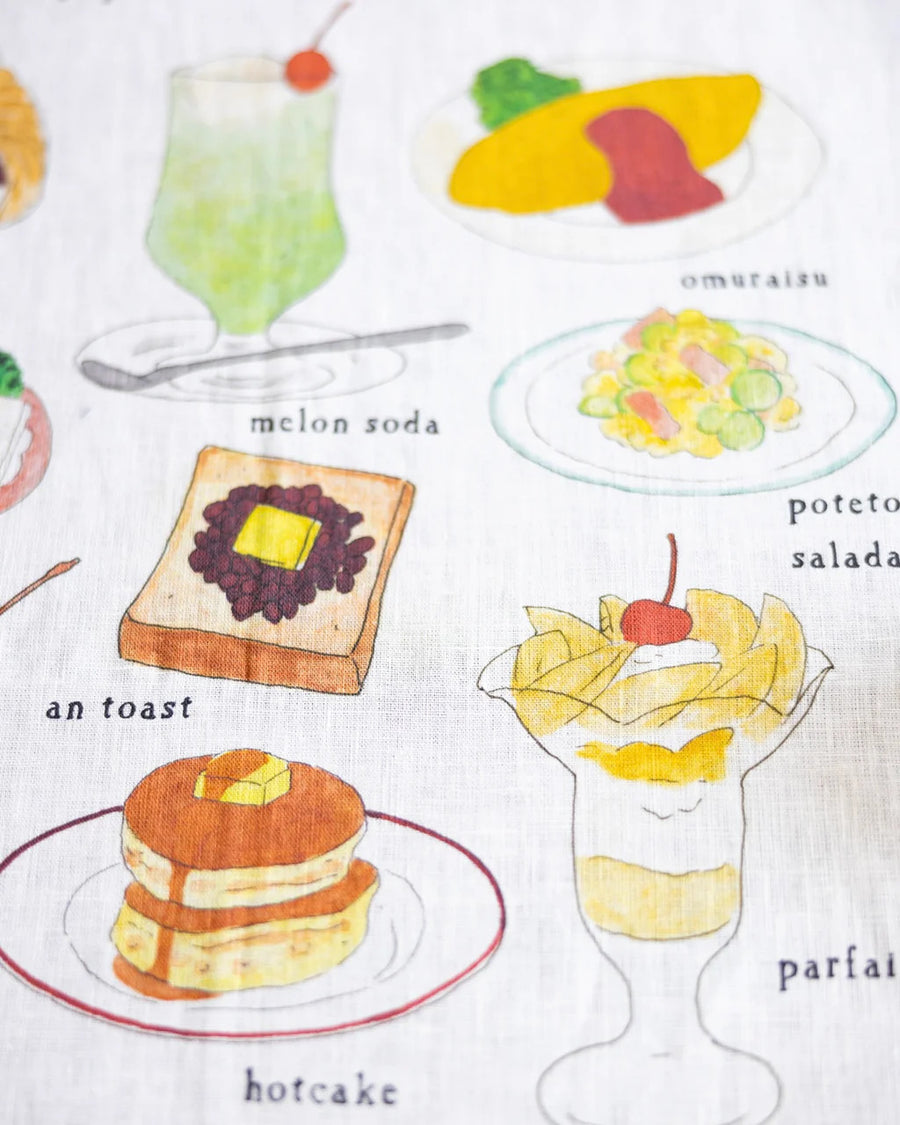 2026 Linen Calendar: Japanese Retro Food