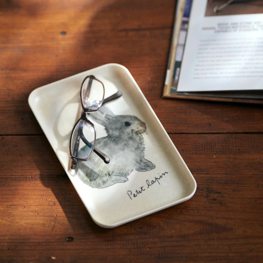 Lapin Small Linen Tray by Isabelle Boinot