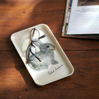 Lapin Small Linen Tray by Isabelle Boinot