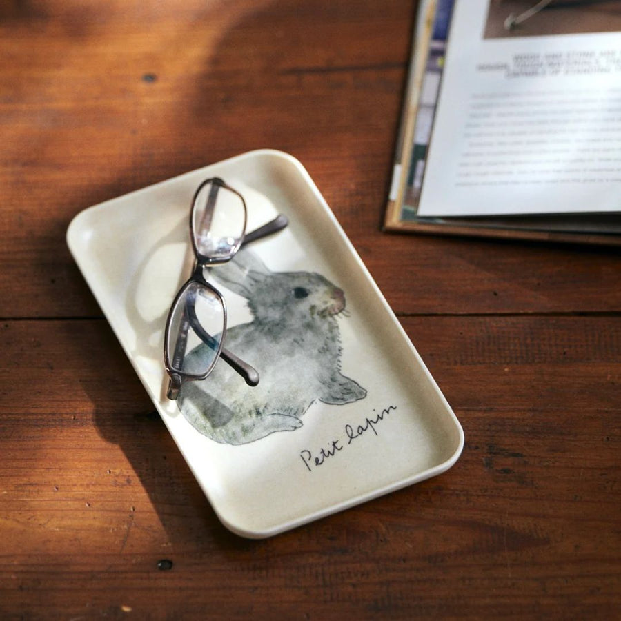 Lapin Small Linen Tray by Isabelle Boinot