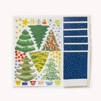 'Make Your Own Christmas Cards' Christmas Tree Set - Parkette.