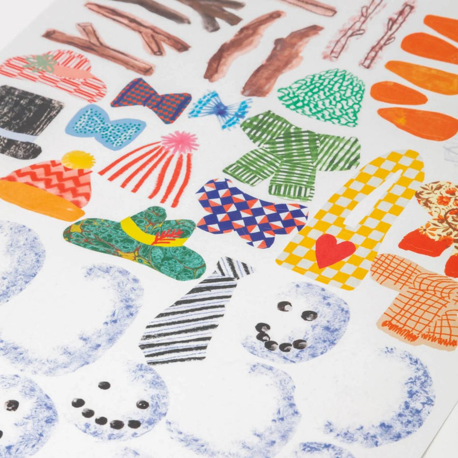 'Make Your Own Christmas Cards' Snowman Set - Parkette.