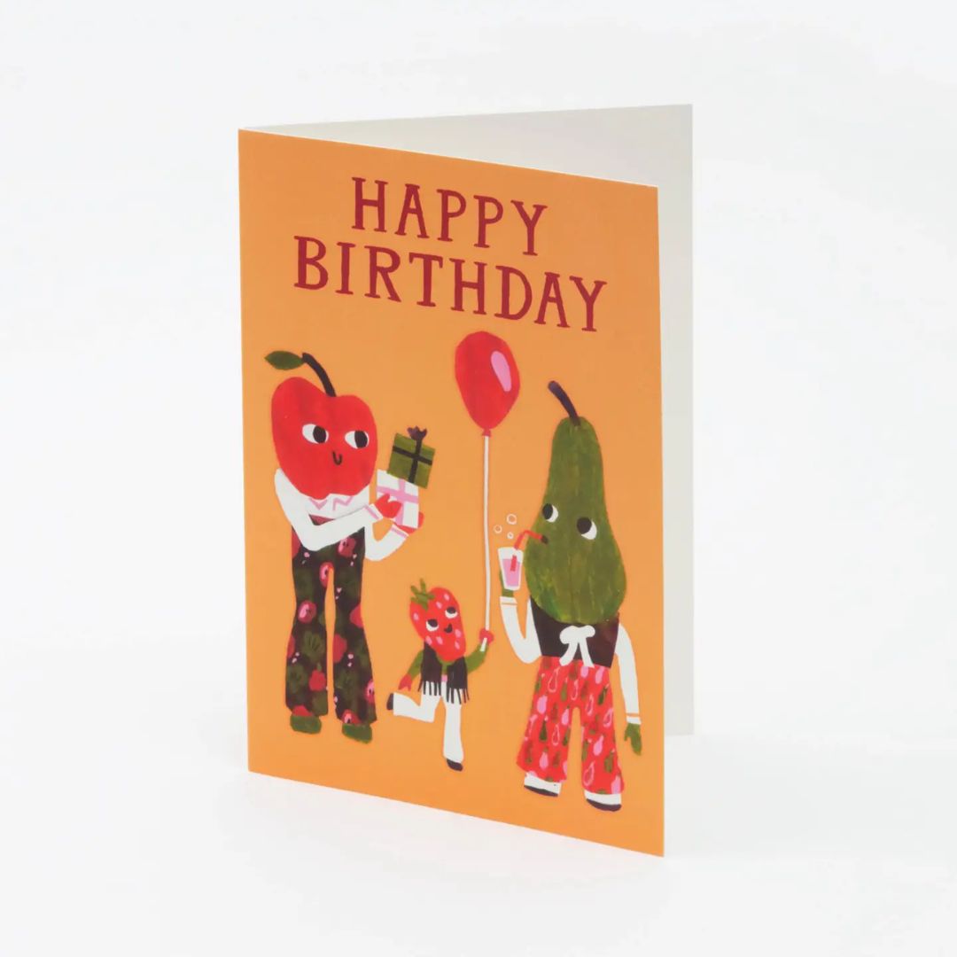 Happy Birthday Pear Card - Parkette.