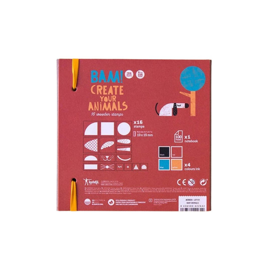 Bam! Animal Stamps - Parkette.