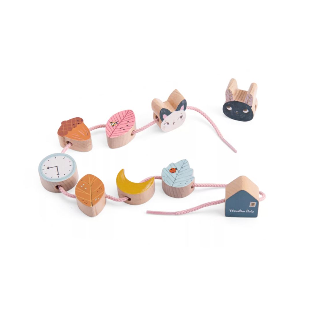 Apres la Pluie Wooden Lacing Beads
