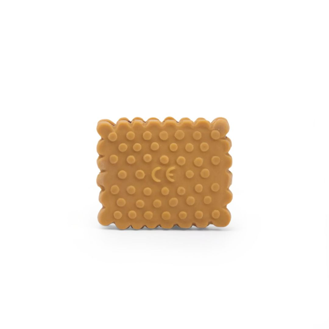 Pouce et Pilou Natural Rubber Biscuit Teether - Parkette.