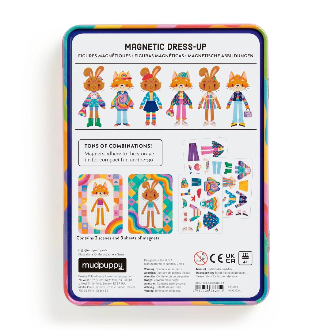 Rainbow Fashion Magnetic Play Set - Parkette.