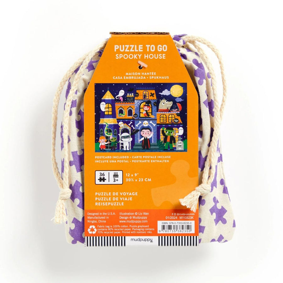 Spooky House 36 Piece Puzzle To Go - Parkette.