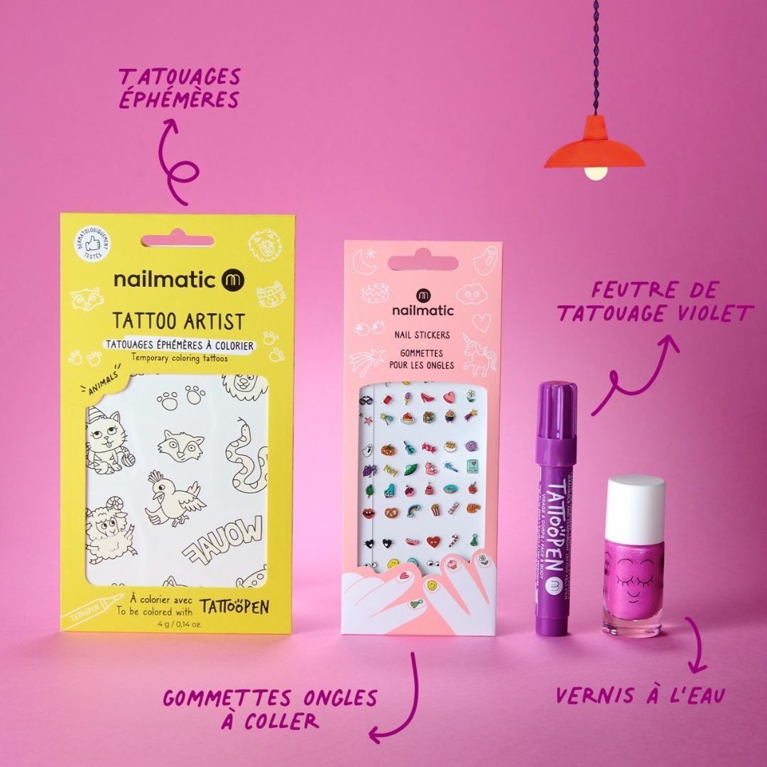 Nailmatic Kids Funny Artists Set - Parkette.