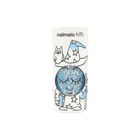 Nailmatic Kids Luna Blue Sparkling Water-Based Nail Polish
