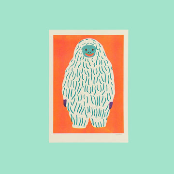 Naomi Wilkinson Yeti Riso Print - Parkette.