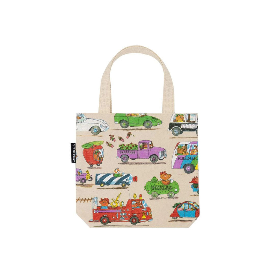 Richard Scarry Cars and Trucks and Things That Go mini tote bag - Parkette.
