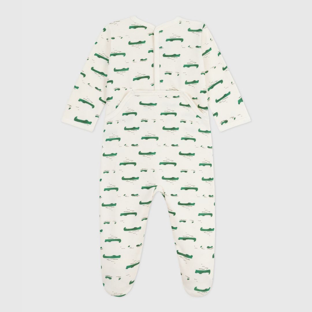Brushed Cotton Crocodile Baby Pajamas - Parkette.