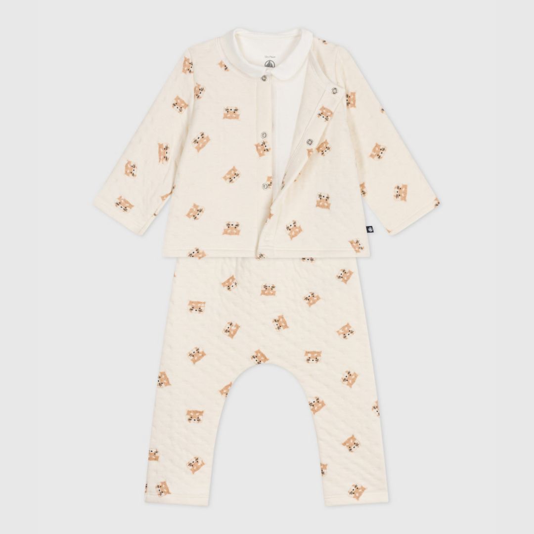 Baby Cotton Red Panda 3 Piece Set - Parkette.