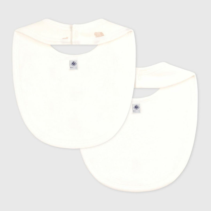 Set of 2 Cotton Teddy Bear Bibs - Parkette.