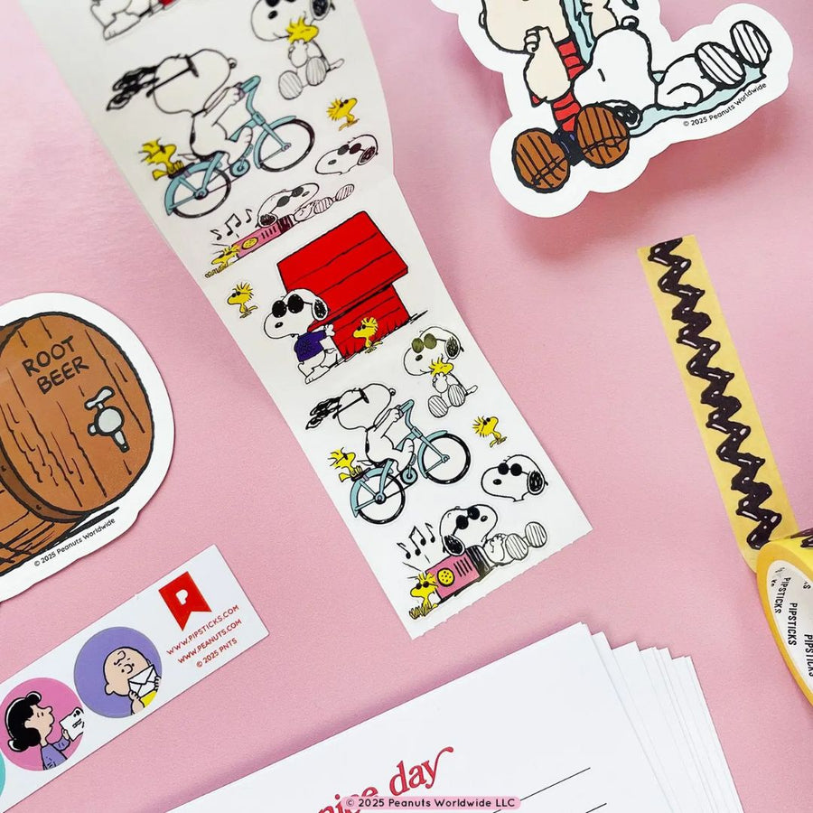 Pipsticks Snoopy & Woodstock Sticker Sheet - Parkette.