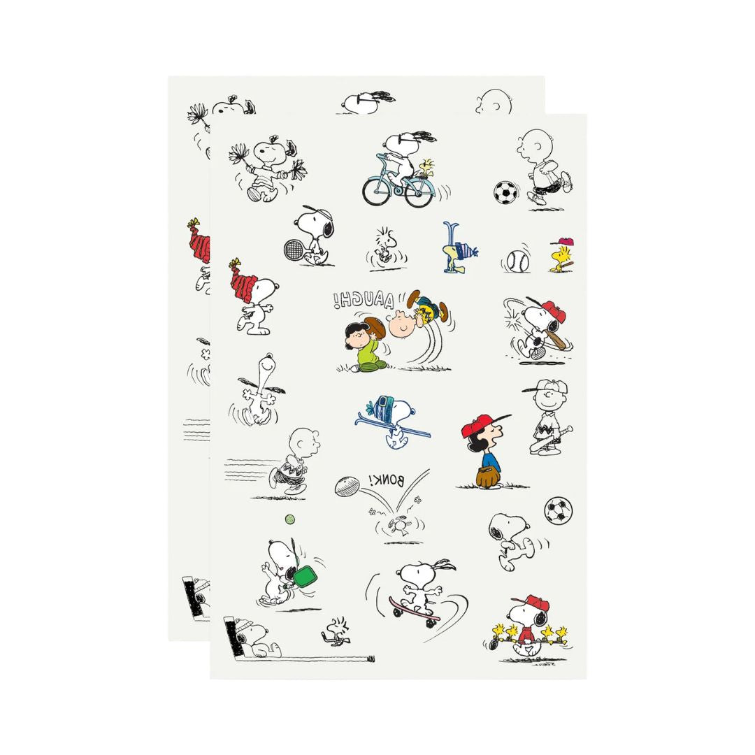 Peanuts Sports Tattoo Sheets