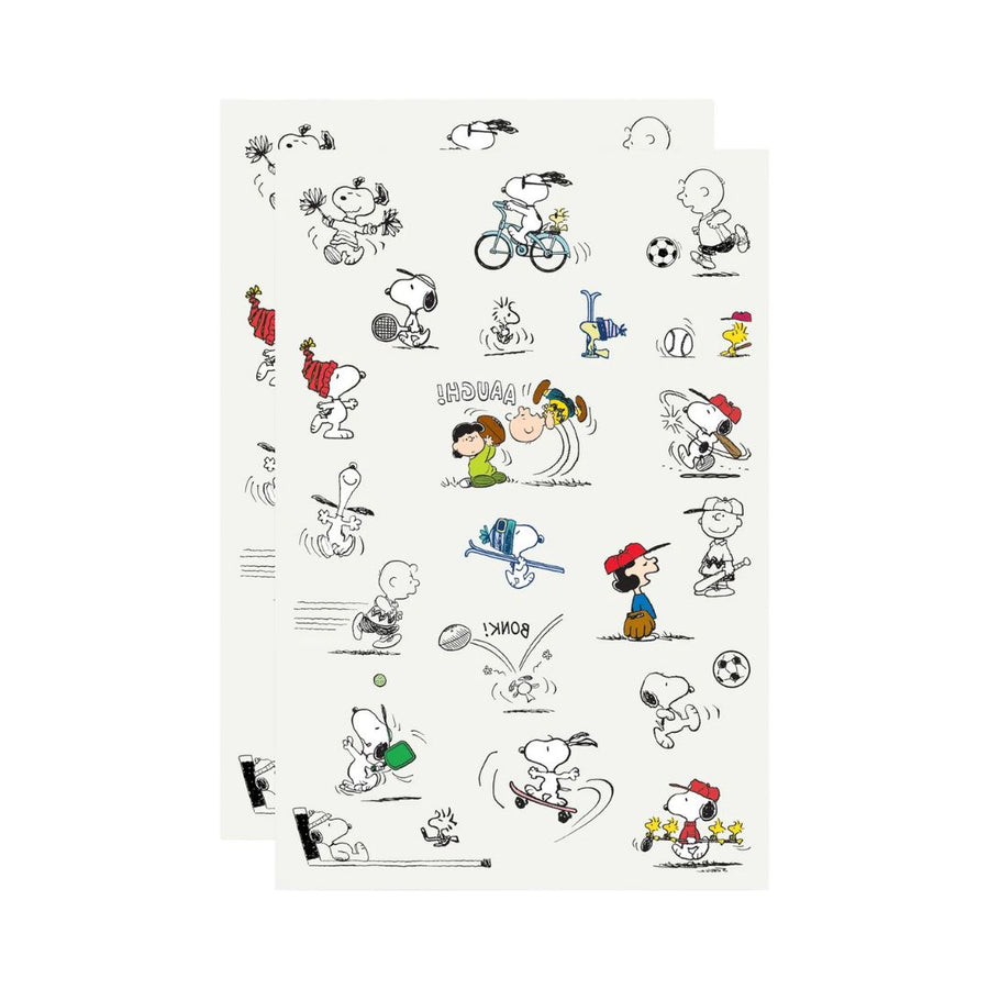 Peanuts Sports Tattoo Sheets